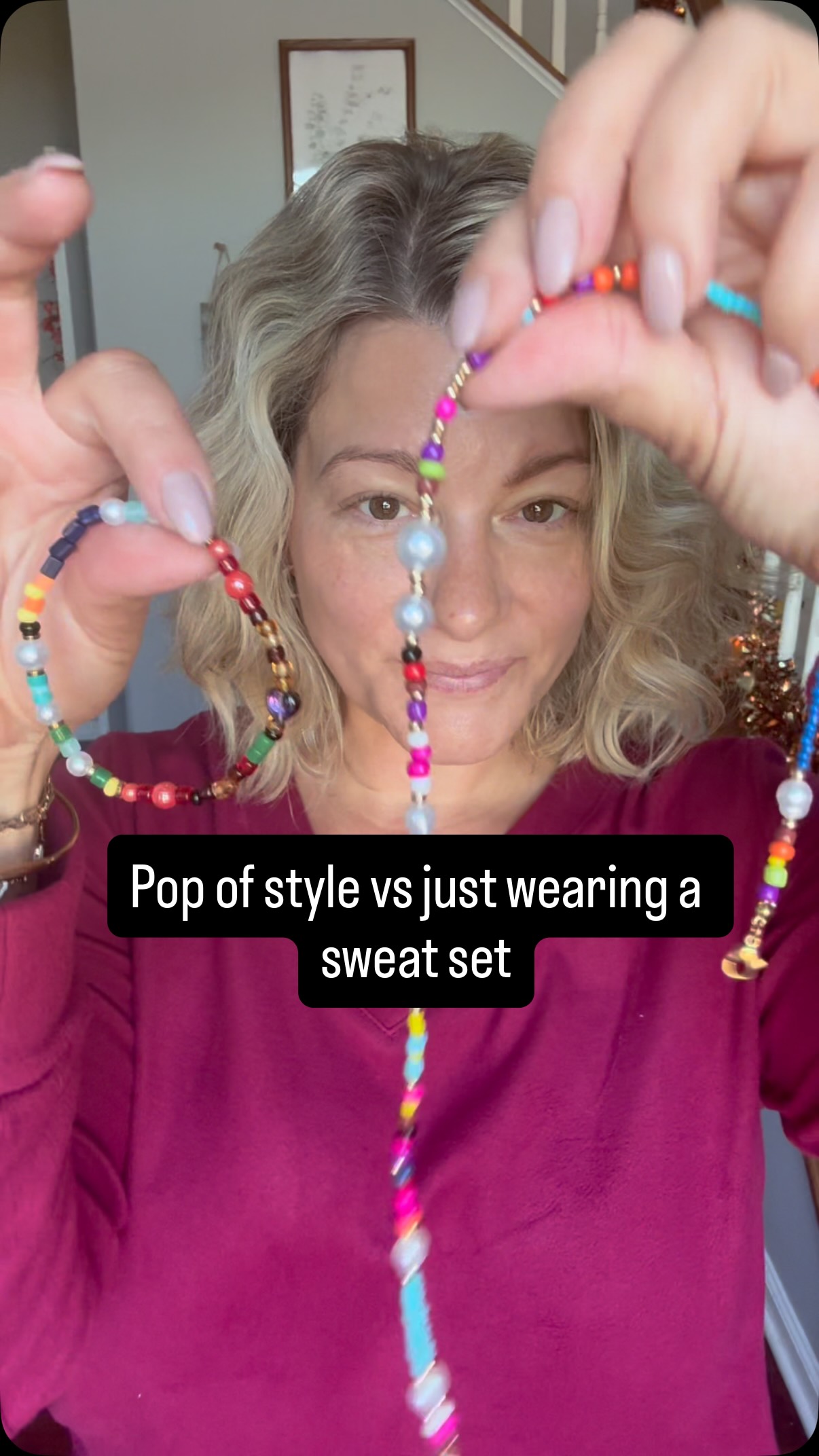 There’s something about mixing and matching jewelry with a basic sweat set. Wear this grocery shopping, on an airplane or for school drop off. Style makes everyday more fun 🤩 Comment STYLE and check these pieces out for yourself 🩵